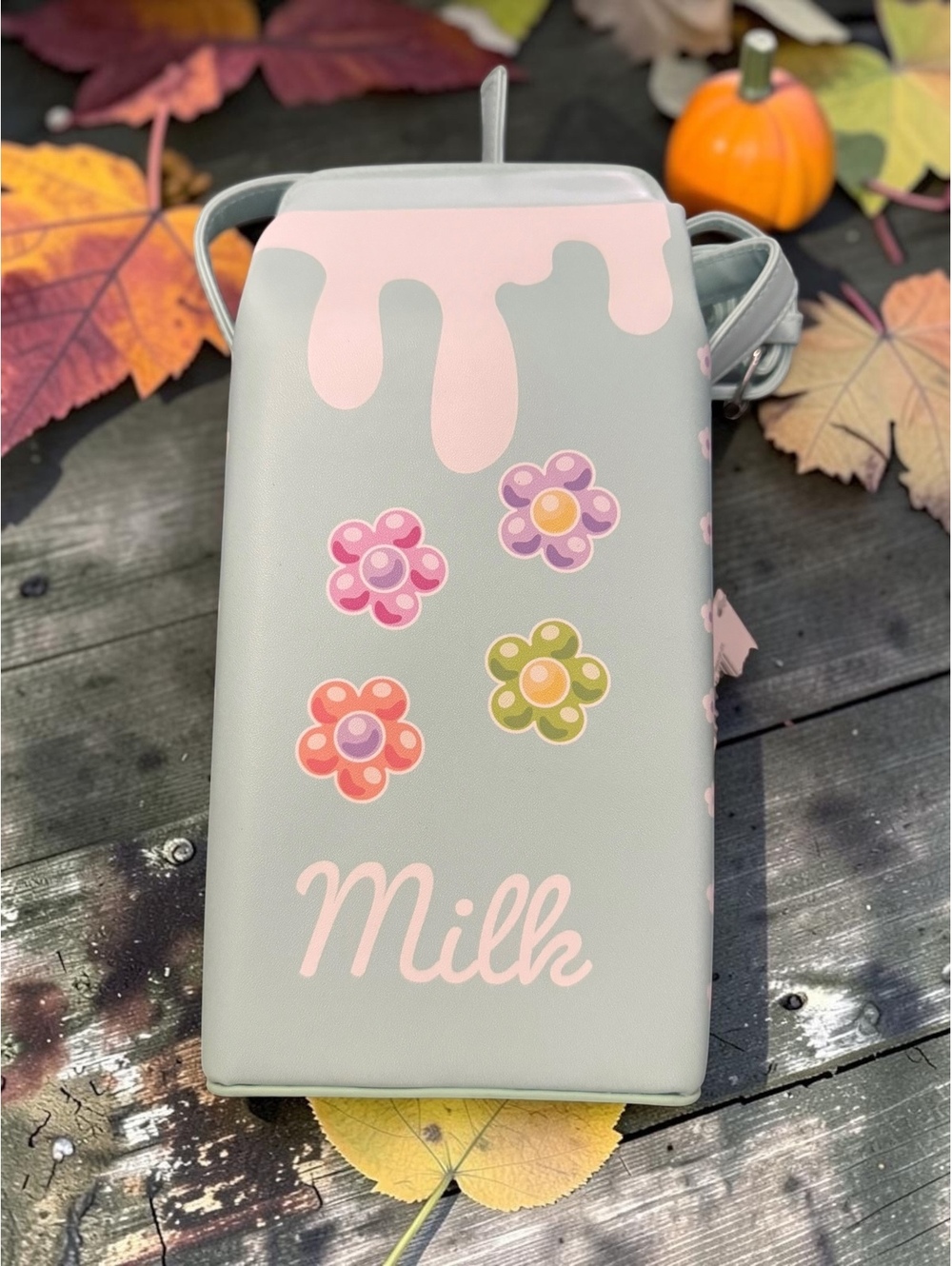 GREATLOOK Pastel Milk Carton Novelty Crossbody Purse – NWT